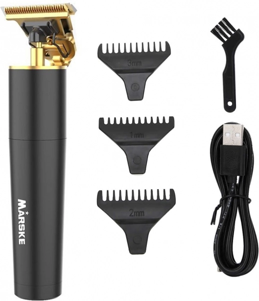 Tondeuse électrique pour cheveux, barbe et corps avec recharge USB