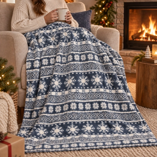 Warm flannel with a weight of 280 g/m²
