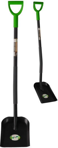 Wide square blade for bulk materials