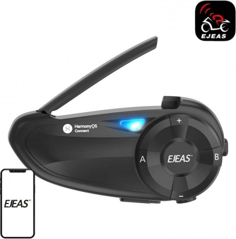 Motorrad-Interkom EJEAS Q7 mit Bluetooth 5.1 und 800 m Reichweite