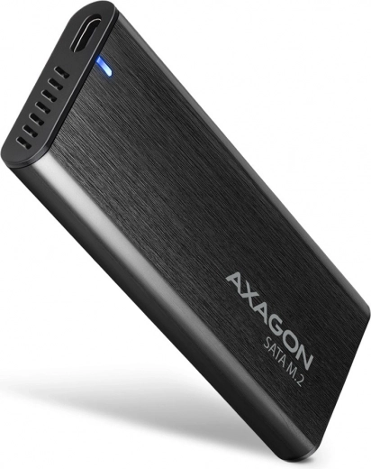 Boîtier externe sans vis en aluminium USB‑C 3.2 Gen 2 pour SSD M.2 SATA
