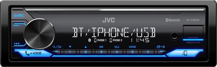 Autoradio JVC KD-X382BT mit Bluetooth