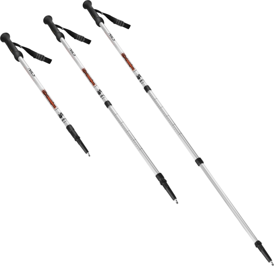 Teleskopische Längeneinstellung 65–135 cm
