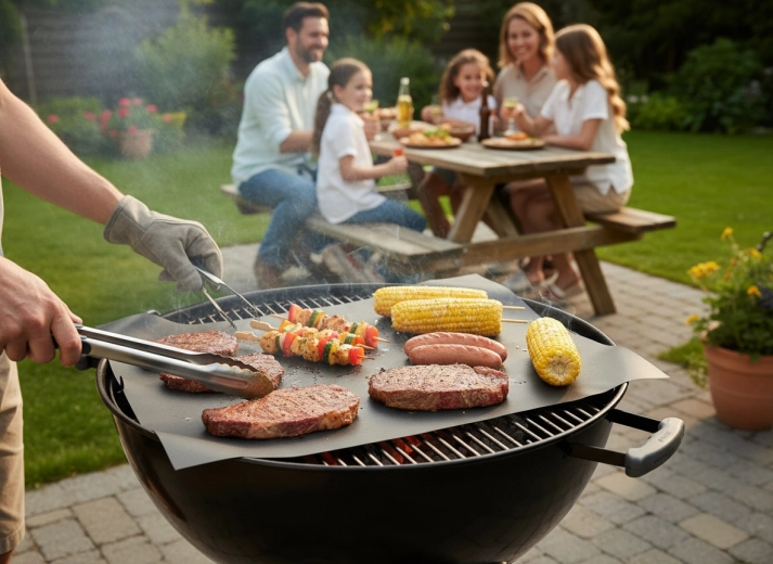 Clean grilling without burning
