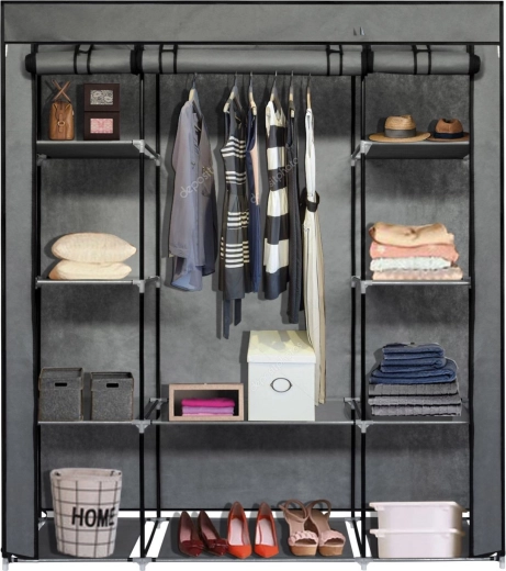 Foldable fabric wardrobe XXL