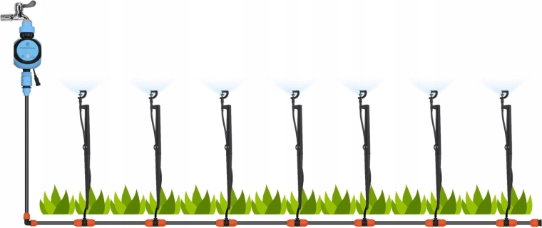 Automatic and even irrigation