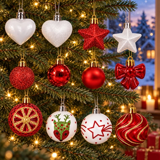 Rich set for festive decorating