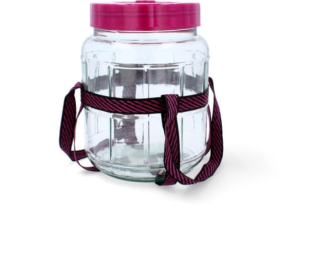 Multifunctional glass demijohn for wine 5 L