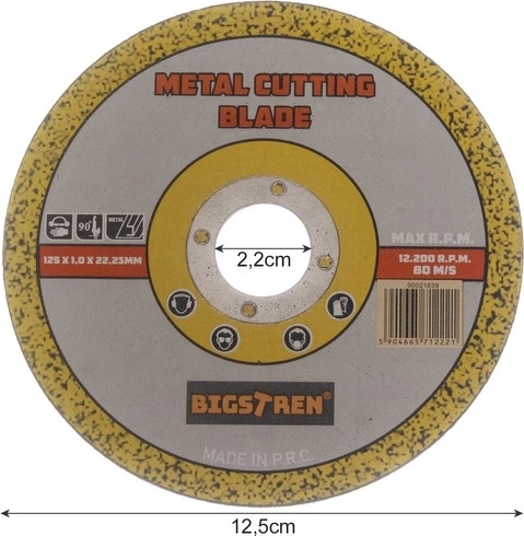 Standard 125 mm für Winkelschleifer