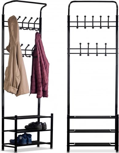 Porte-vêtements avec étagères ModernHome