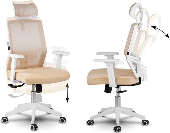 Wippmechanismus mit Arretierung und stufenlose Höhenverstellung