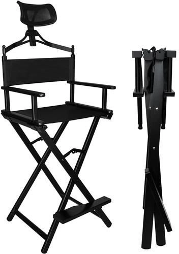 Aluminum makeup chair BEAUTYLUSHH with headrest