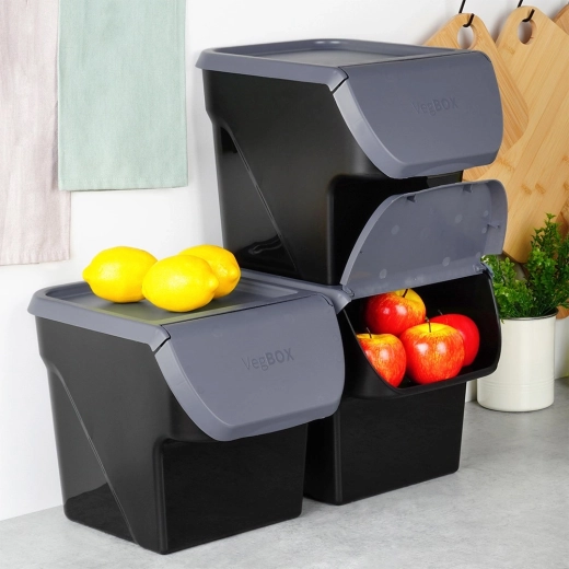 Stapelbar und platzsparend