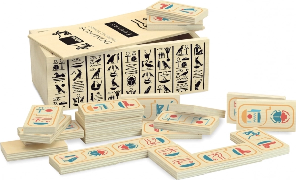 Vilac Domino with Hieroglyphs