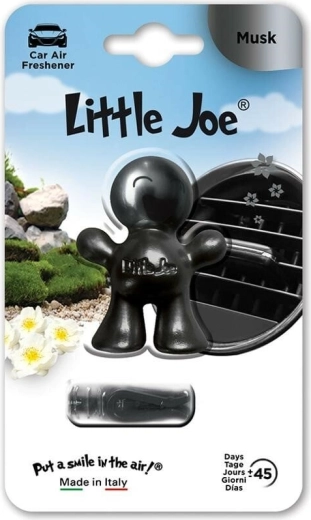 Little Joe Supair Drive 3D Metallic luchtverfrisser voor in de auto muskus - 1 stuk