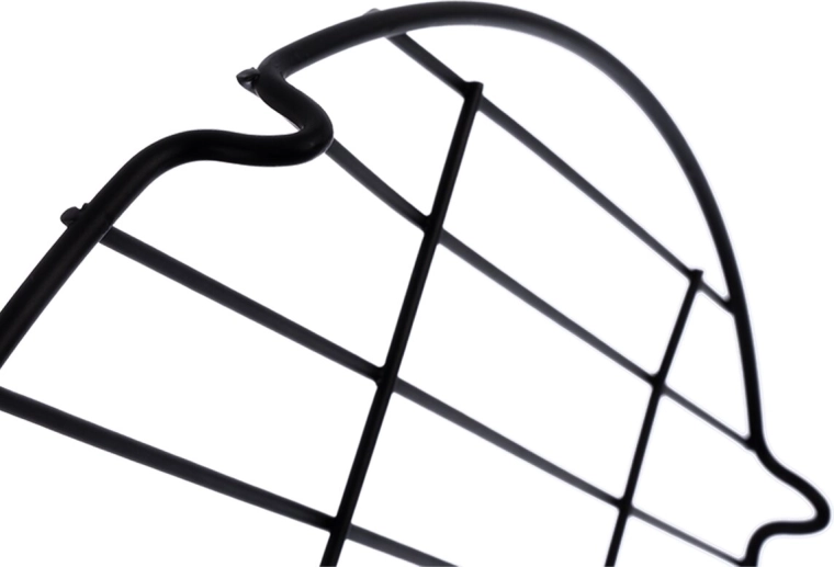 Sturdy metal construction with an open grid