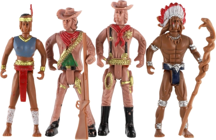 Figuren met voetstuk voor stabiel spelen