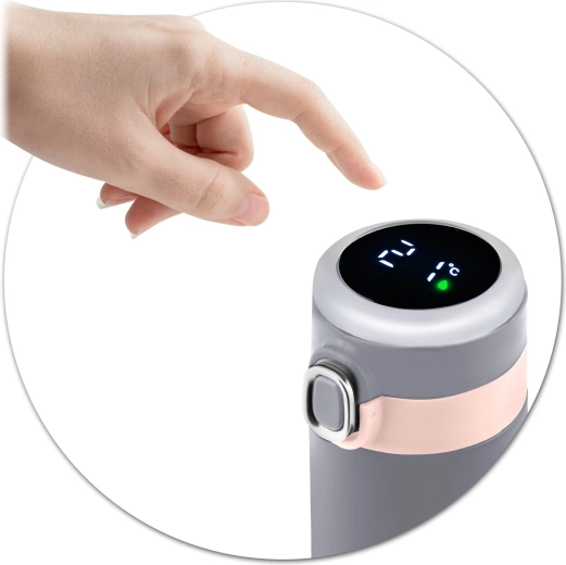 Thermomètre tactile dans le bouchon