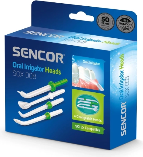 Embouts de rechange Sencor pour hydropulseur SOI 2x