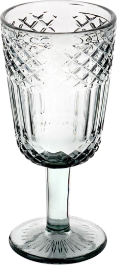 Glass Black Wine Goblet 270 ml