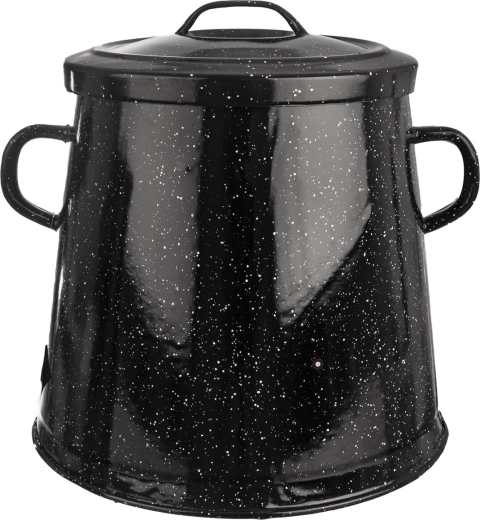 Enamelled lard container 11 L