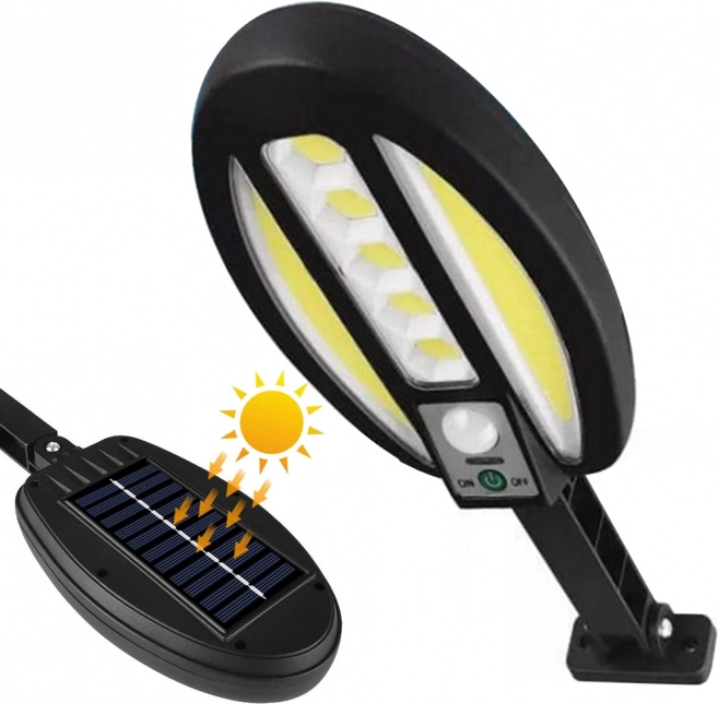 Lumière LED solaire avec capteur de mouvement