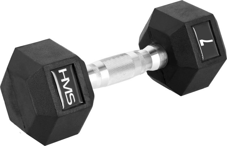 HMS Hex Pro hexagonal dumbbell 7 kg