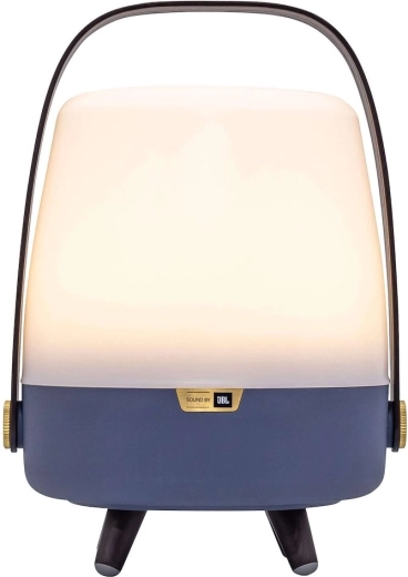 Kooduu Lite-up Play mini draagbare lamp met Bluetooth-speaker JBL, oceaanblauw