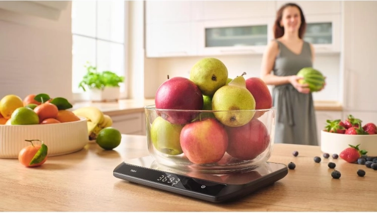 Pesage jusqu’à 20 kg avec une précision de 1 g