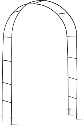 Sturdy steel frame with corrosion protection