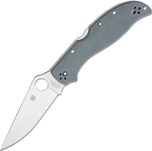 Spyderco Stretch 2 XL zakmes 10 cm, satijn, grijs G10