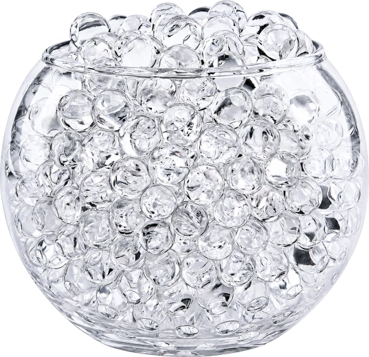 Clear, “glass-like” decorative effect