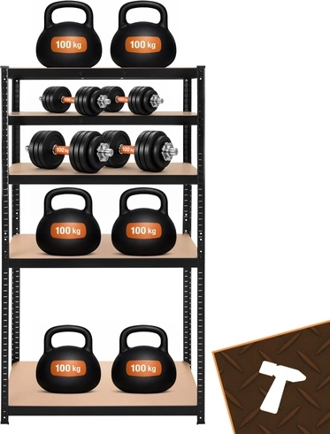 200 kg per shelf load capacity and reinforced supports