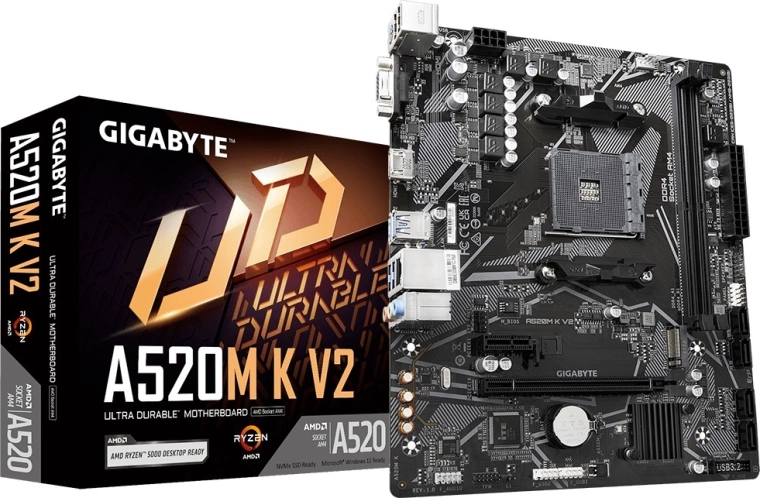 Gigabyte a520m k v2 carte mère am4 mATX