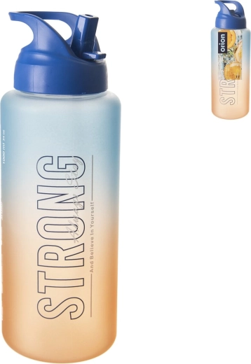 Tritan bottle moly blue-orange 1 l