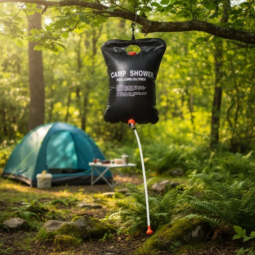 Warm water without electricity