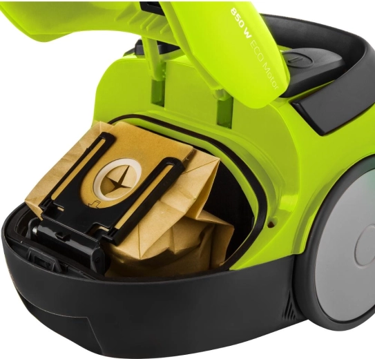 Systeem met stofzak en meertrapsfiltratie