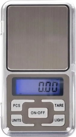 Taschenformat mit hintergrundbeleuchtetem Display