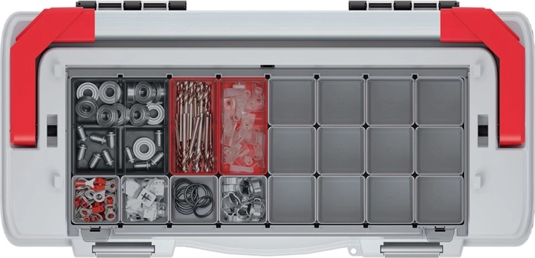 Overzichtelijke organisatie van kleinmateriaal