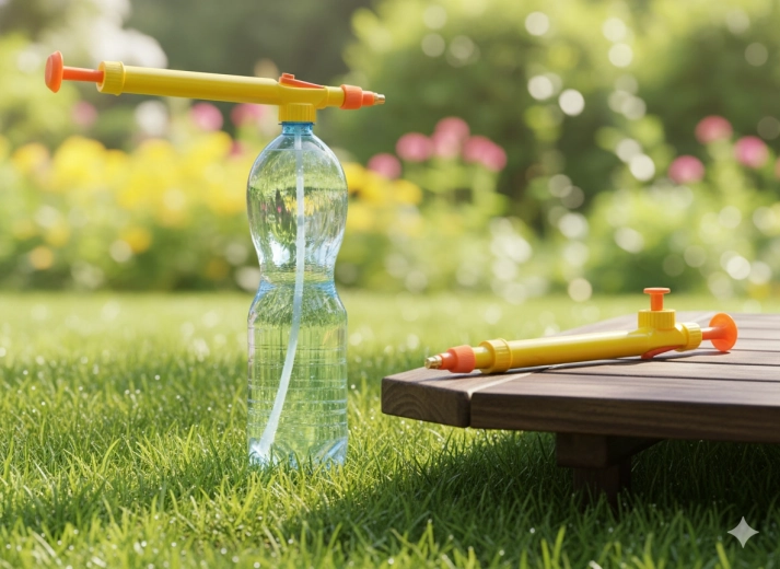 Quick installation on a PET bottle