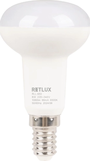 Ampoule LED réflecteur Retlux R50 E14 8 W 6500 K