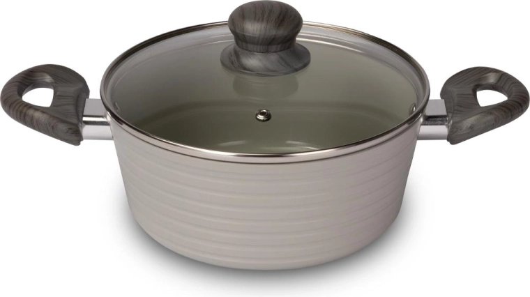 Lamart Stripe Kochtopf mit Deckel 20 cm