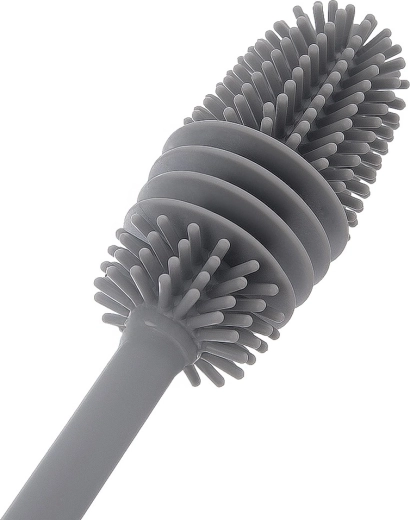 Hygienic silicone bristles