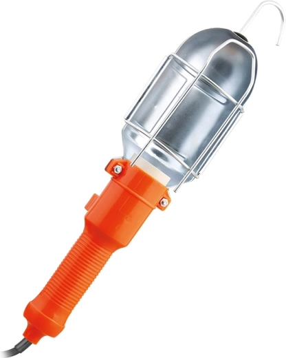 Solight montagelamp E27 met metalen rooster, 5 m, oranje