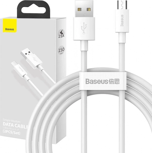 Satz von Datenkabeln Baseus USB auf Micro 2,1A 1,5m