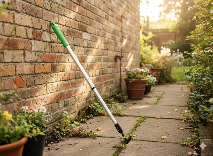 Telescopic length for comfort without bending