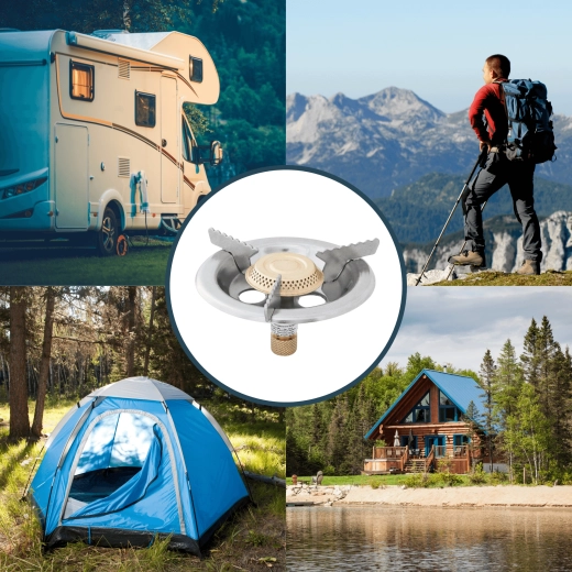 Stabile Auflagen und Stahlabdeckungen für den Brenner