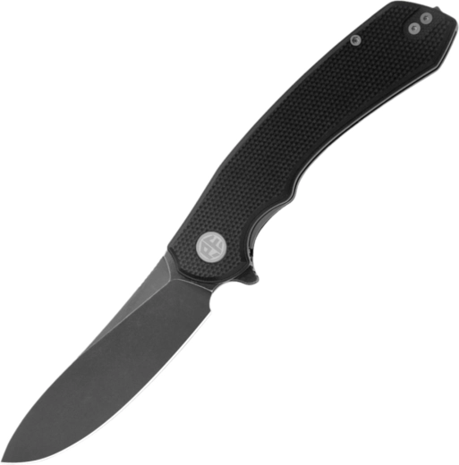 Couteau de poche pliant Petrified Fish Waterspout 9 cm black stonewash G10