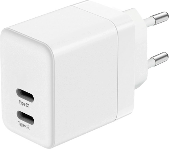 Deux ports USB‑C avec répartition intelligente de la puissance
