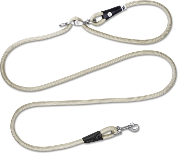 Laisse réglable Curli Vario Comfort pour chiens light-tan (S)